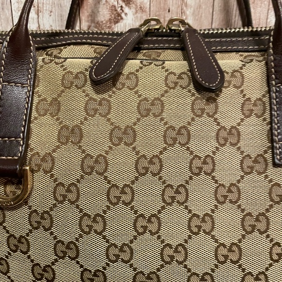 Gucci Beige and Brown Signature shoulder bag , original - Picture 9 of 16